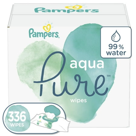 Pampers Aqua Pure Sensitive Baby Wipes - 336ct