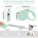 thumbnail image 2 of Correa retráctil para perros, correas extensibles para perros de 5 m con mango antideslizante, correa retráctil antienredos para perros pequeños y medianos de hasta 25 kg (verde), 2 of 5