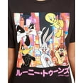 thumbnail image 3 of Warner Brothers Junior's Tokyo Graphic T-Shirt Black Size Medium, 3 of 3