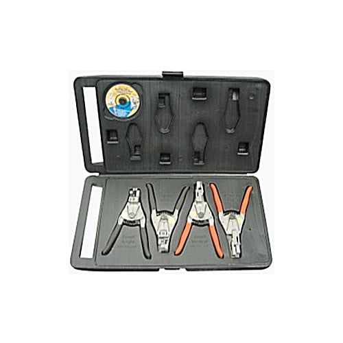 4Piece Quick Release Pliers Set with Case