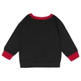 thumbnail image 3 of Toddler Mitchell & Ness Chicago Blackhawks Two-Piece Oversized Block Buster Fleece Sweatshirt & Pants SetSet, 3 of 5