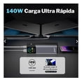 thumbnail image 2 of Power Bank 27,000mah 140w Carga Ultra Rapida Cable Retractil Gris, 2 of 10