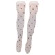 thumbnail image 2 of Calcetines hasta la rodilla Qarigey AP009348-02 Corazón Pequeño Blanco, 2 of 6