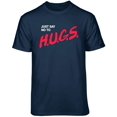 thumbnail image 3 of Teelocity Say No to Hugs Graphic T-Shirt (X-Large - Standard Fit, Navy), 3 of 4