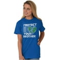 thumbnail image 3 of Love Your Mother Earth Cute Go Green Plus Size Crewneck Graphic Tee Shirt Brisco Brands 5X, 3 of 5