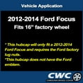 thumbnail image 3 of Premium Hubcap Set for Ford Focus 2012-2014 - Replacement 16-inch Wheel Covers, 3 of 4