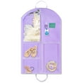 thumbnail image 5 of Kendall Country Dance Garment Bag Costume Organizer for Dancers, Beauty Pageants, Sports, Gymnasts, Figure Skaters, Travel and more - Lavender Purple 40 inch Long, 5 of 7