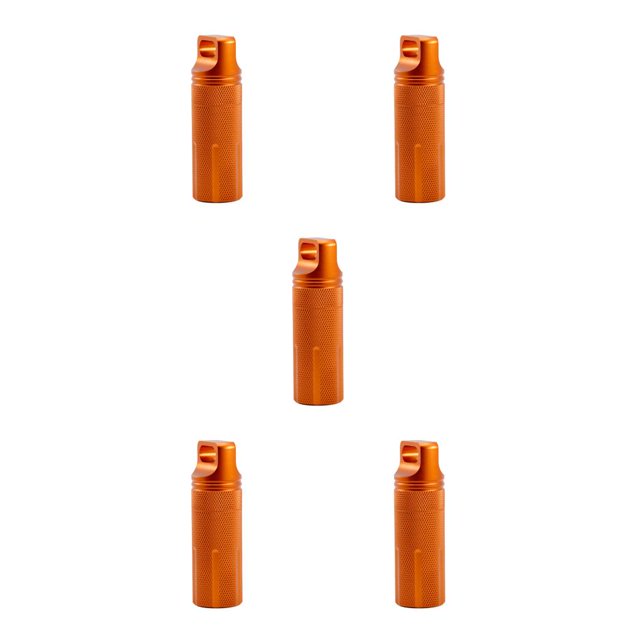 Wosthever Cajas de pastillas para el hogar, Mini pastillero de aleación de aluminio para viajar, contenedor de transporte para tabletas, Type2 NO2