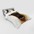 thumbnail image 3 of Ambesonne Pug Bedding Set 3 Pcs, Pure Bred Dog Photograph, Twin XL, Pale Brown Black, 3 of 3