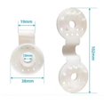 thumbnail image 4 of 50x Shade Net Clips Holder Fixing Cloth Clips Outdoor Buckle Tarp Clips for Boat Cover Tarpaulin, 4 of 9