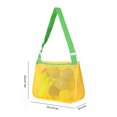 thumbnail image 3 of Bolsa De Juguetes Bolsa de playa Malla Estilo lindo Ins Recolección manual para exteriores Amarillo verde Ndcxsfigh libre de BPA, 3 of 3