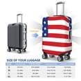 thumbnail image 4 of Susaid America Flags3 Print Elastic Washable Suitcase Cover with Hidden Zipper, Fits 18-32 Inch Luggage for Protection During Travel-Large, 4 of 7