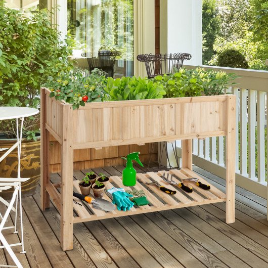 Garden Life Wooden Raised Garden Bed