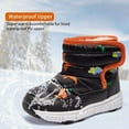 thumbnail image 4 of GUBARUN Boys Girls Toddler Snow Boots Waterproof Slip Resistant Outdoor Kids Winter Shoes, 4 of 7