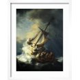 thumbnail image 2 of Art.com The Storm on the Sea of Galilee Giclee Print by Rembrandt van Rijn, White Frame Wall Art, 17" x 21", 2 of 5