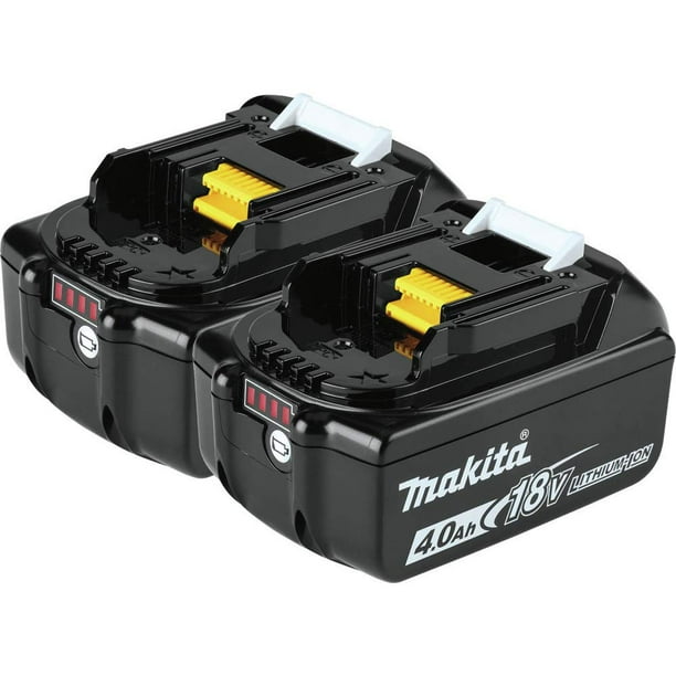 Batería Makita BL1840B-2 LXT de iones de litio de 18 V, 4 Ah, paquete doble
