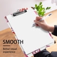 thumbnail image 5 of Clipboard Nursing Sweets Cupcakes Donuts Acrylic Clip Board with Low Profile Metal for A4 Paper Size Clip Hangable Office Work School Whiteboard Clipboards, 5 of 7