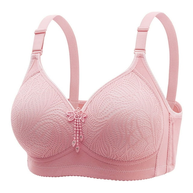 cfhntfmh Soutiens-Gorge Couvrants pour Femmes Sans Armatures à Col en V à Bretelles Ajustables Push-Up Soutiens-Gorge Mode en Dentelle avec Bordure avant T-Shirts Soutiens-Gorge