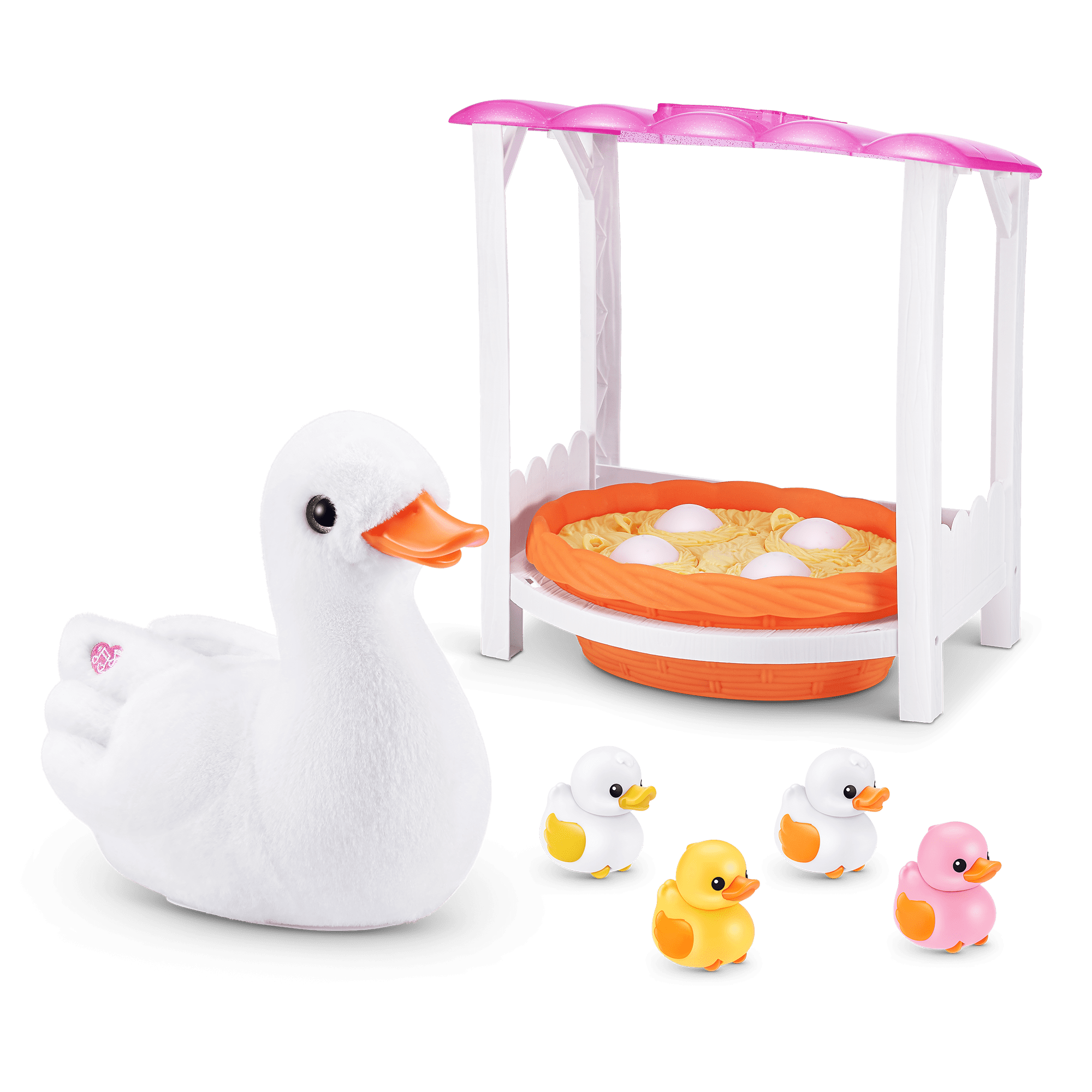 Pets Alive Mama Duck & Baby Surprise, Nurturing Play Surprise Hatching Interactive Girls Toy by ZURU(图3)