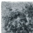 thumbnail image 5 of SAFAVIEH Ocean Trellis Solid Plush Polyester Shag Area Rug, Slate, 3' x 5', 5 of 7
