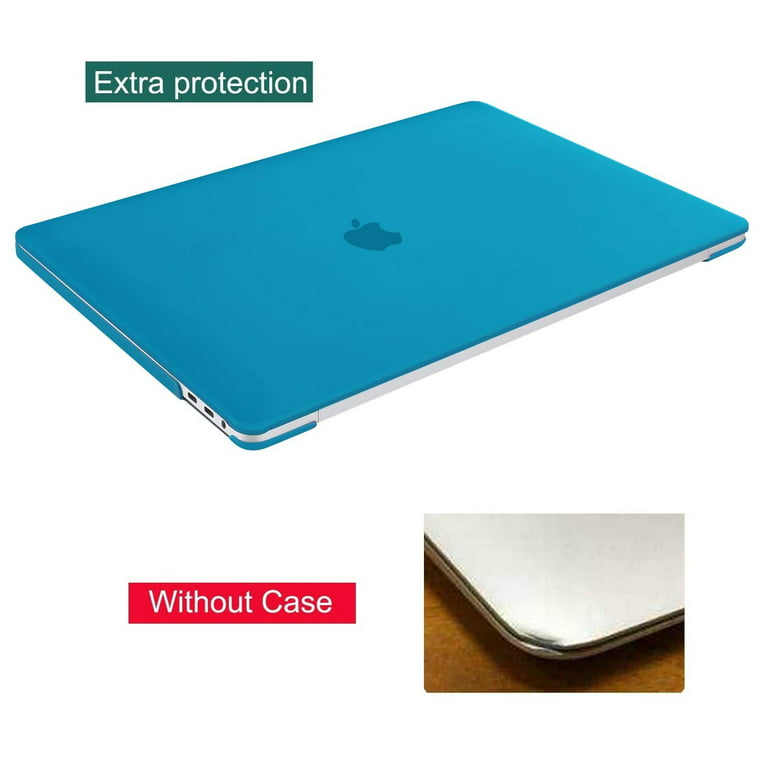 Mosiso 4 in 1 Macbook Pro 16 Inch Case 2020 2019 Release A2141,Hard Shell  Case Cover for MacBook Pro 16 with Touch Bar&Touch ID, Aqua Blue