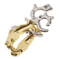 thumbnail image 3 of BELOVING 2xMagic Intelligence Unlock Toys Brain Teaser IQ Test Toys for Children Adults , +Golden, 3 Pcs, 3 of 7