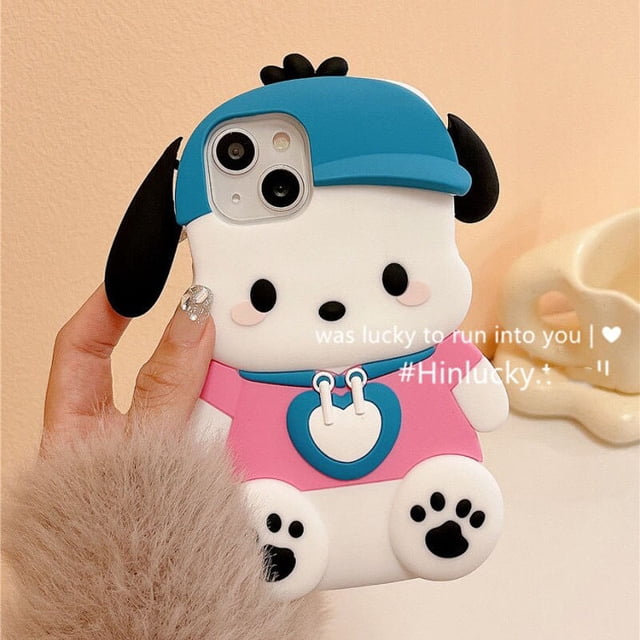 Funda de teléfono móvil de dibujos animados Kawaii Sanrio Hellokittyed Kuromi My Melody, Linda belleza de moda, funda protectora de silicona anticaída