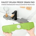 thumbnail image 5 of Diatomite Stone Kitchen Sink Faucet Mat with Fast-Draining Holes & Non-Slip Base for Countertop Splash Protection and Dish Drying Space(Green),Ccwuwei, 5 of 9