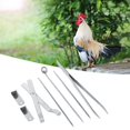 thumbnail image 3 of Kit de cuchillos de herramienta de capón de pollo de acero inoxidable, instrumento veterinario para aves de corral, 3 of 9