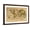 Brown Frame, variant on Art.com World Map Art Print by Mathew Carey, 18" x 12"
