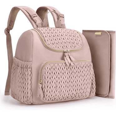 Diaper Bag Small Diaper Backpack Stylish Baby Backpacks Travel Mini Maternity Bags with Insulated Pockets, Changing Pad, Stroller Straps