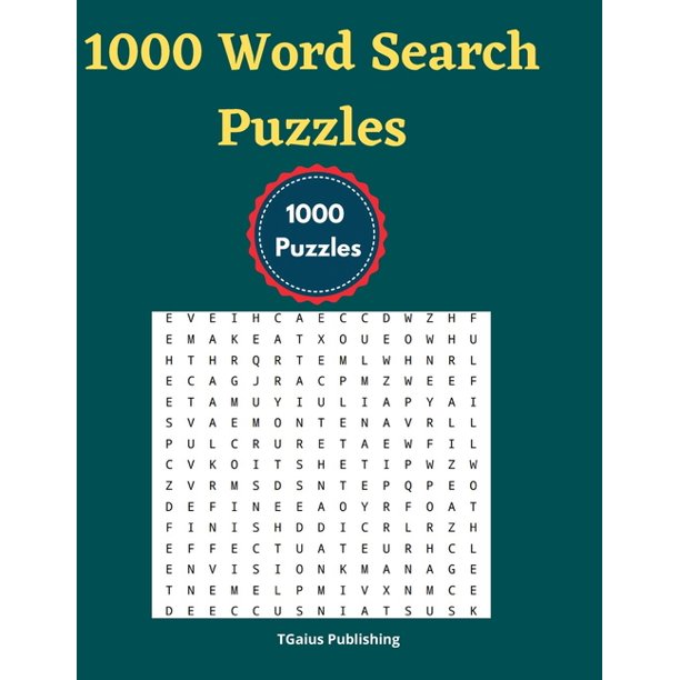 1000 word search puzzles 1000 word search large print puzzles for adults improve your vocabulary with this 1000 word search puzzles for adults and seniors solution in the back 1000 word search