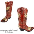 thumbnail image 3 of Urbalabs Western Cowboy Boot Red Angel Wings and Heart Flower Vase Decorative Cowboy Boots Vases Home Office Rustic Decor Country Living Wedding Centerpiece, 3 of 7