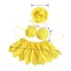 thumbnail image 3 of Conjunto de bikini de verano, ropa decorativa fresca, decoración del hogar, estilo tropical, temática playera para dormitorio, tela con estampado hawaiano, diseño ligero, portátil y, 3 of 7