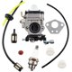 thumbnail image 1 of Kit de carburador para desbrozadora RYOBI RBC30SBS RBC52SB RBC40SB RBC38SB RBC52FSB Homelite HBC45SB 5131000400, 1 of 5