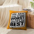 thumbnail image 4 of LALILO Throw Pillow Covers You Go Get Best Creative Motivation Cushion Cover 18" x 18", 2 Pack, 4 of 6