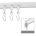 thumbnail image 4 of 1 Set Ceiling Curtain Track, Room Divider Ceiling Track for Curtains, Shower Curtains, RV Curtains Flexible and Cuttable, 4 of 12