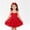 P322 Red, variant on Tfken Soft Dresses Girls Comfy Holiday Travel Girls Dresses Casual Solid Color Sleeveless Button Fashion Toddler Cute Clothes Size 3-4 Years