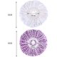 thumbnail image 2 of Piezas Spin Mop Head Mop Head Mop Heads Reemplazo de microfibra Mop Head Reemplazo Mop Head para Spin Mop Blanco y púrpura Kuyhfg Bienvenido a Kuyhfg, 2 of 5