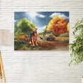 thumbnail image 2 of Goodbye Summer Pitbull Hello Fall Time for School Horizontal Matte Canvas Poster Terrier Dog Lover Wall Art Home Decor - 02014, 2 of 5