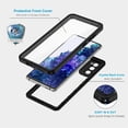 thumbnail image 3 of PYAN-for Samsung Galaxy S20 FE Case, IP68 Waterproof Dustproof with Built-in Screen Protector, Heavy Duty Full Body Protective Phone Case for Galaxy S20 FE 5G, Black/Clear, 3 of 4