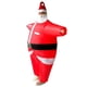thumbnail image 4 of Muñeco de dibujos animados divertido de Navidad, accesorios, ropa, árbol de Navidad, alce, Papá Noel, abrazando, disfraz inflable, 4 of 5