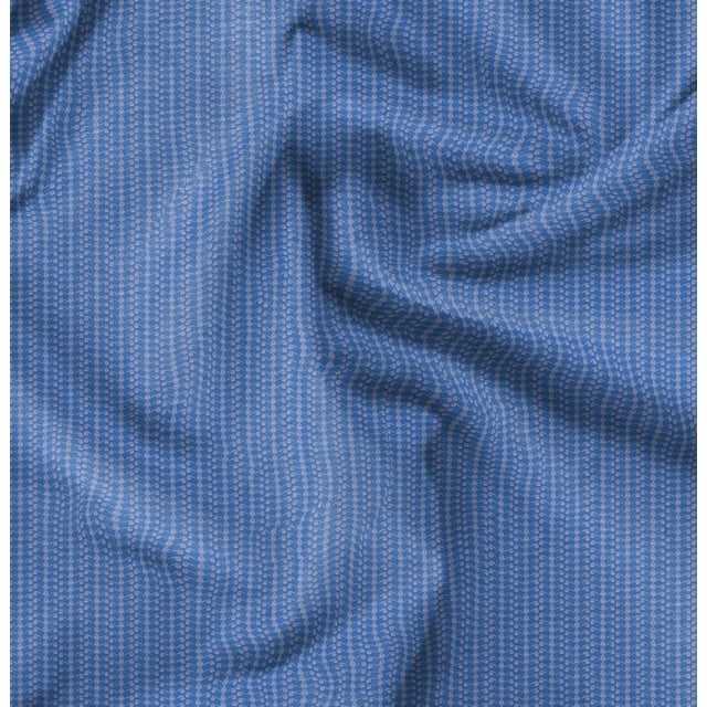 Soimoi Blue Cotton Duck Fabric Shells Ocean Fabric Prints By Yard 44 Inch Wide