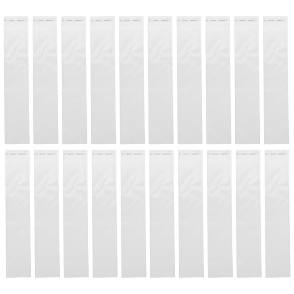 WRITWAA Resealable Long Strip Bags Transparent 500Pcs 10x2In