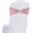 Dusty Pink, variant on 120 PCS Spandex Chair Sashes Bows Stretch Chair Cover Band with Buckle Slider Universal Elastic Chair Ties for Wedding Banquet Party Event Decoration (Turquoise)