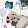 thumbnail image 5 of Denture Bath Case with Basket Denture Bath Cleaning Box Container Soaking Cup Cleaner Retainer Case Holder for Dentures for False Teeth, Plus Free Brush, 5 of 5