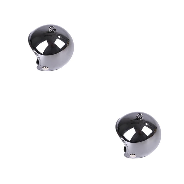Methold Casco para mascotas, sombreros duros bonitos, accesorios de disfraces ajustables, gorras para sombreros, aves de corral de juguete para pollo, negro brillante 2piezas
