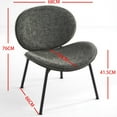 thumbnail image 5 of Fabric upholstery - Curved and wrapping seat - Home relaxation - Maximum comfort for long - term sitting, 5 of 6