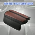 thumbnail image 3 of Unique Bargains Black Brown Armrest Protector Cover Pad Replacement for Nissan X-Trail 4th Generation 2022 Brown Line, 3 of 6