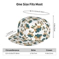thumbnail image 4 of Kdxio Cute Bunny Print Snapback Hat for Men Women,Adjustable Baseball Cap, 4 of 7